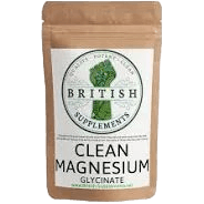 British Supplements Clean Genuine Magnesium 1,404mg