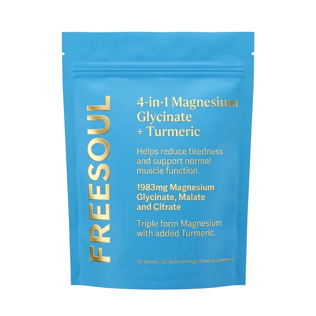 Free Soul 4-in-1 Magnesium Glycinate + Turmeric