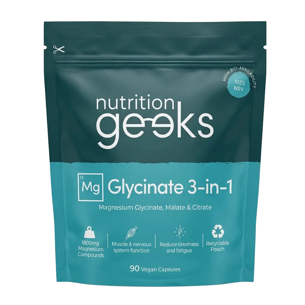 Nutrition Geeks Magnesium Glycinate 3-in-1