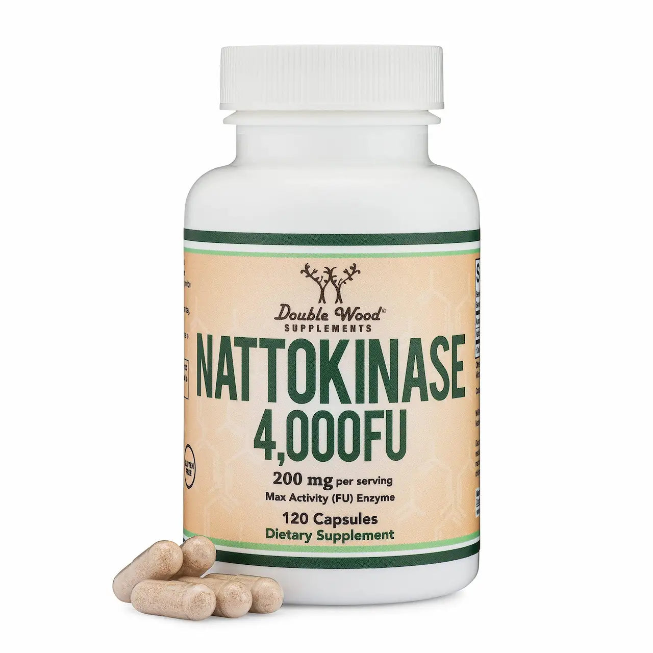 Double Wood Nattokinase 4,000 FU